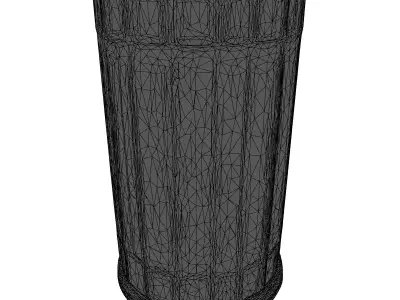 Realistic Oil Filter 3D Model Low-poly 3D model