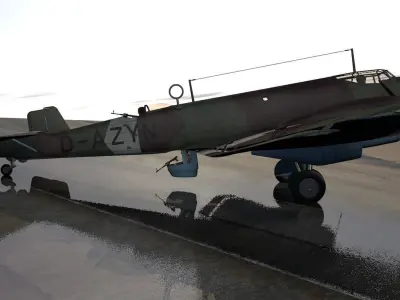 Junkers Ju-86 D-1 3D model