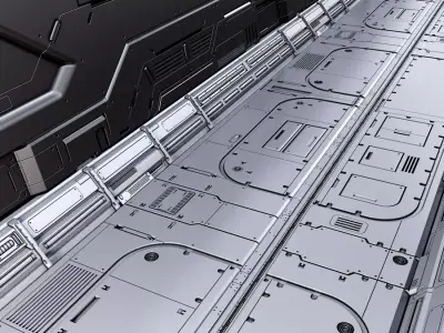 SCI FI FLOOR PANELS VOL 03 Free low-poly 3D model
