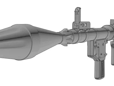 Rocket Launcher RPG 3D model