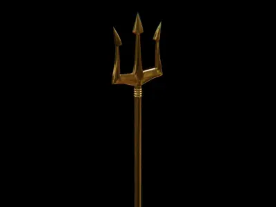 Poseidon Trident 3D model