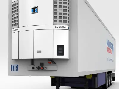 Semi Trailer Schmitz 3D model