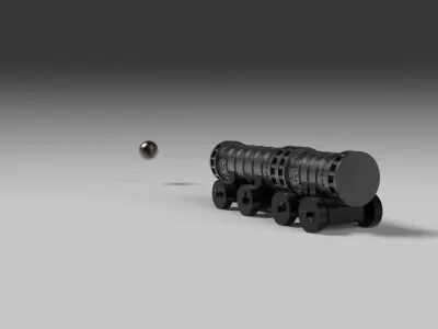 Sahi The Great Ottoman Bombard 3D model