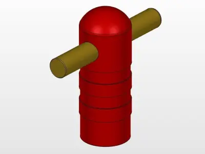 Radiator Bleed Key Free 3D model