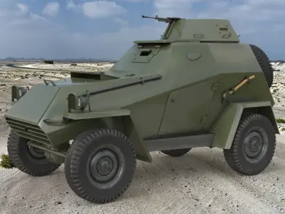 BA 64 Vray  3D model