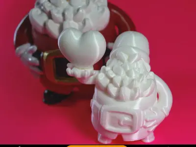 Grumpy Santa Free 3D print model