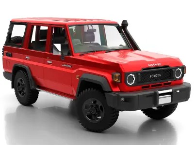2024 Toyota Land Cruiser LC76 3D model