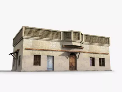 Arab x24 Low-poly 3D model