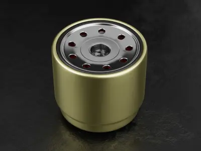 Car Filter Type A 3D model