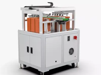 Automatic Lithium Battery Loading and Unloading Machine 3D model