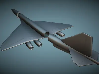 Boeing 2707-300 - 3D Printable Model 3D print model