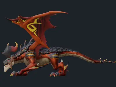 Boss  Monster - Elong Dragon 3D model