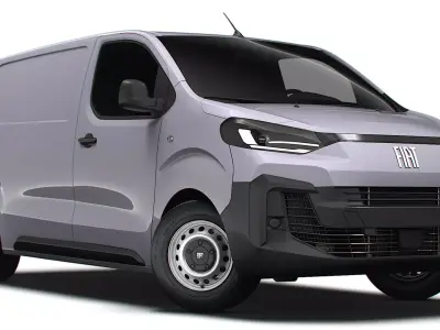 Fiat e Scudo Van L2 2024 3D model