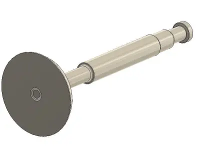 Inlet Valve - 4T Engine 3D model