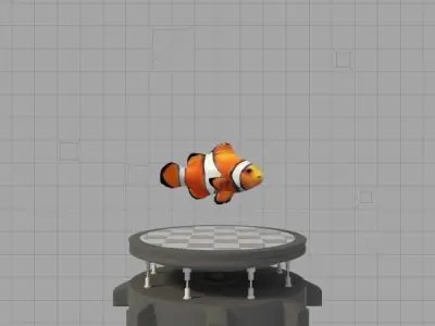 Clown Fish 3D model