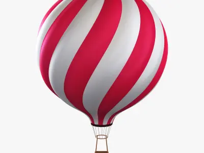 Hot Air Balloon v 3 3D model