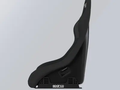 Racing Car Seat Sparco EVO 3D model