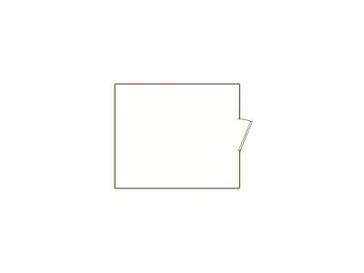 Simple Exterior Sketch by Aerial - 1-5 SQ - Xactimate 3D model