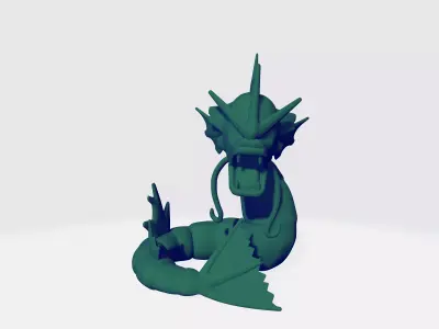 Water Dragon Gyarados - STL 3D model