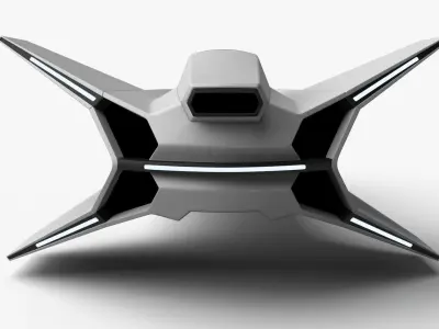 Racing Spaceship Regulus 3D model