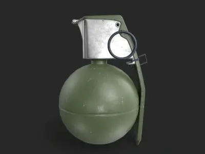M67 Hand Grenade 3D model purchase