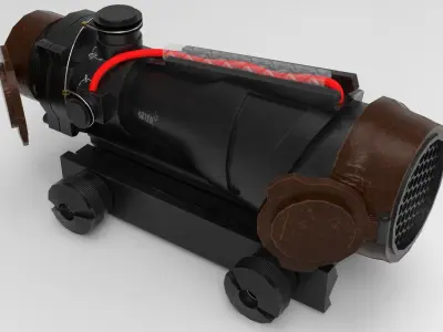 Trijicon M150 Low-poly 3D model