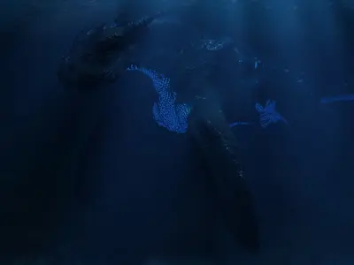 High Poly Sea Dragon 3D model 3D model