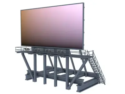 Billboards Collection 3D model