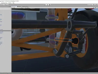 Unity Buggy Ariel Nomad Low-poly 3D model