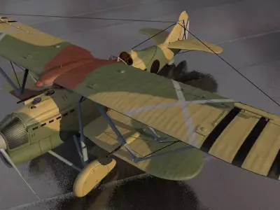 Fiat CR-32 Freccia 3D model