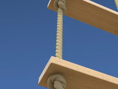 Rope Ladder 3D model buy