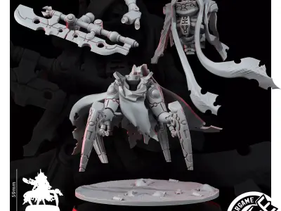 NECROCYBORG XERAKH DESTROYERS 3D model
