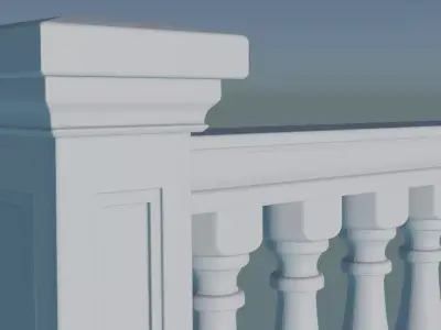 Balustrade 3D print model purchase