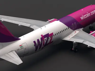 Wizz Air A320 3D model