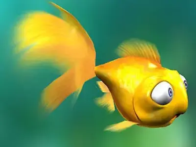 3DRT - Goldfish Low-poly 3D model