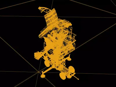SNR-125 Low Blow Engagement Radar Low-poly 3D model