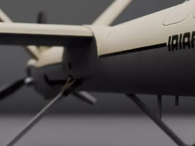 HESA Shahed-129 UCAV - The IRANIAN PREDATOR Low-poly 3D model