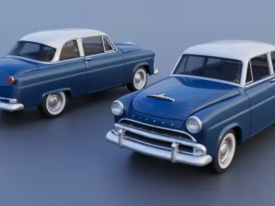 Hudson Jet Coupe 1953 3D print model