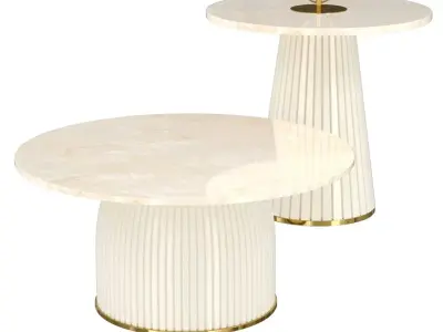 Coffee coctail table Free low-poly 3D model