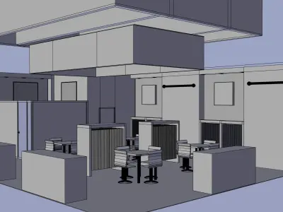 Exhibition 3 Stand Design 3D model