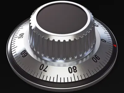 Rotation Mechanical Code Disk Lock v 2 3D model