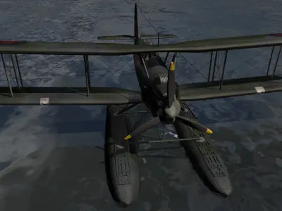 Fairey Seafox Mk-1 3D model