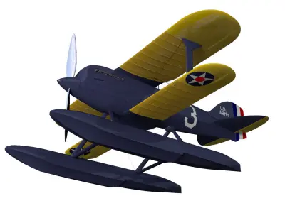 Curtiss R3C2 3D model