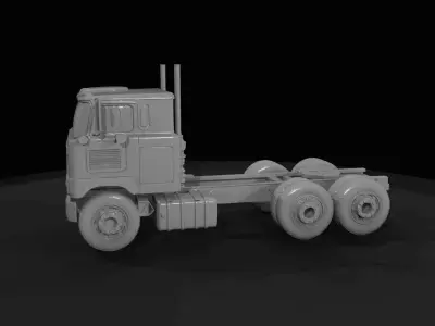 1-87 1962 Mack F700 tractor truck Print Ready STL 3D print model