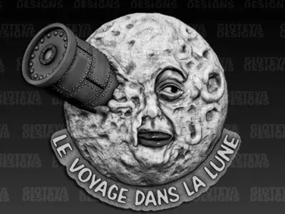 A Trip to The Moon V1  - GEORGES MELIES 1902 3D model