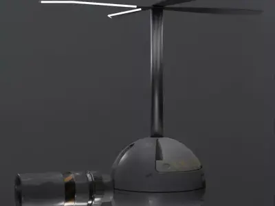 Cannon Drone Free low-poly 3D model