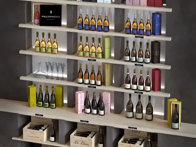 Champagne Philliponnat Collection PART A 3D model