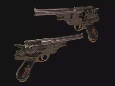 Van Helsing Pistol 3D model
