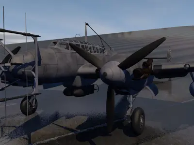 Messerschmitt Bf-110 G-4 Nachtjager 3D model