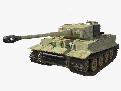 Tiger 1 Tank 3D model